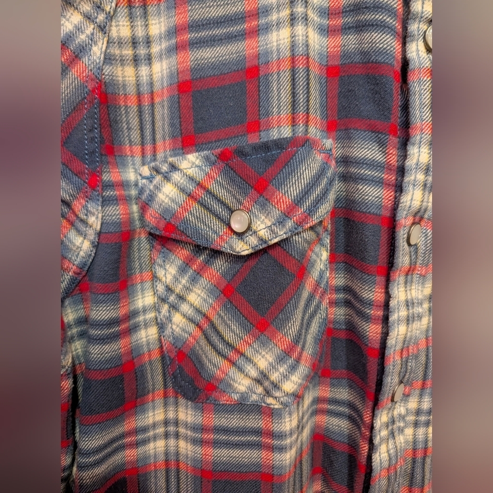 2 American Rag Pearl Snap Button-Up Shirts (S) - Picture 4 of 10